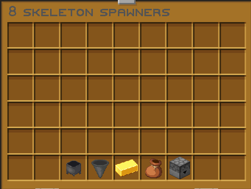 Spawner storage