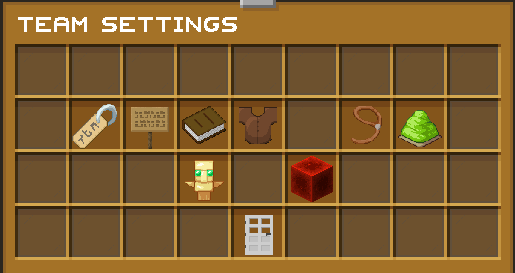 Team settings