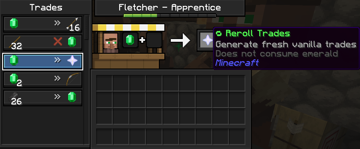 Villager reroll